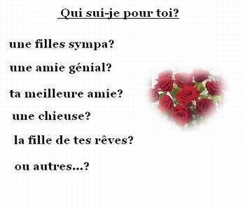 Qui suis-je pour toi ?