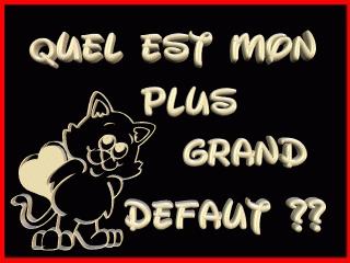 quel é mn plus grand défo ?
