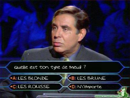 quelle est ton genre de meuf ???????